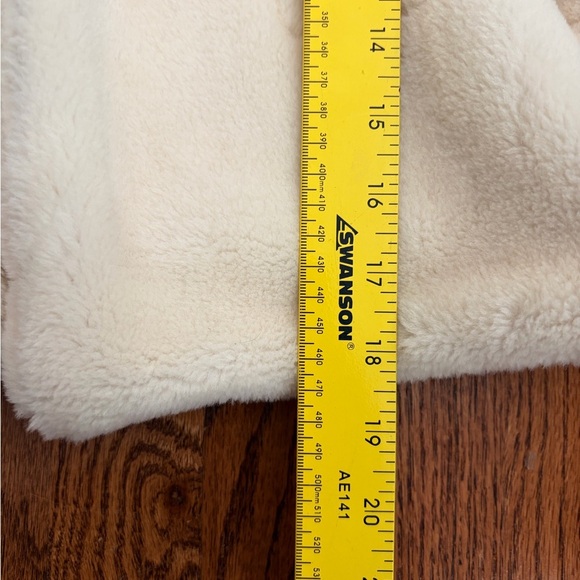 Bida Women’s Vegan Sherpa Patchwork Colorblock Faux Suede Denim Jacket Med NWT - Picture 8 of 9